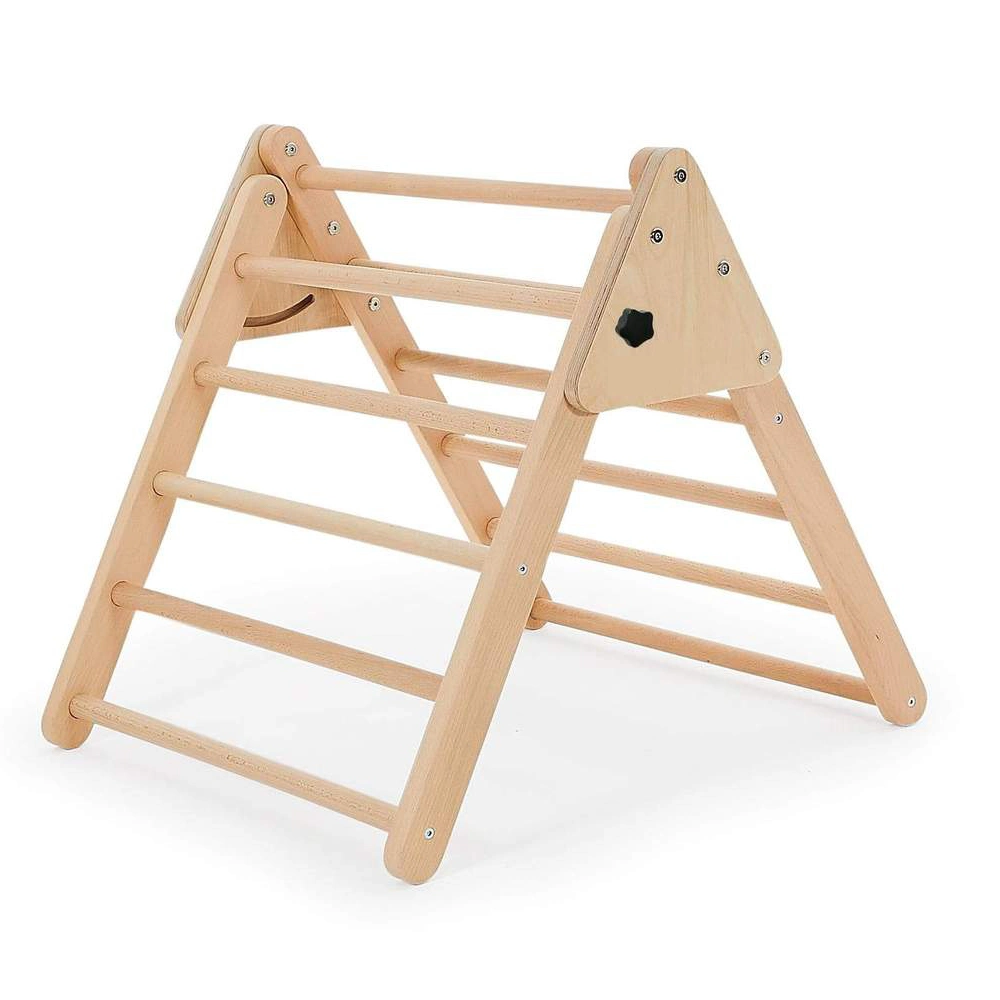 Solid Wood Rocking Chair and Climbing Board for Children Toys