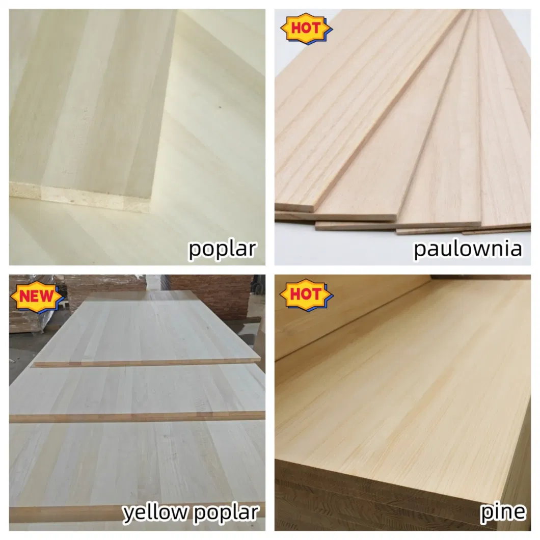 Supplier AA Ab AC Any Thickness Edge Glued Paulownia Surfboard Core Plank