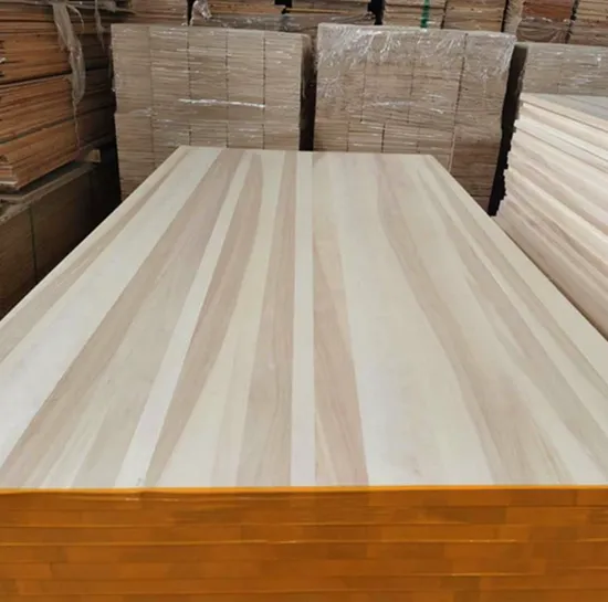 Wholesale Poplar Carbide Straight Plank Furniture Decoration Board Solid Wood Board Poplar Plank Cabinet Board