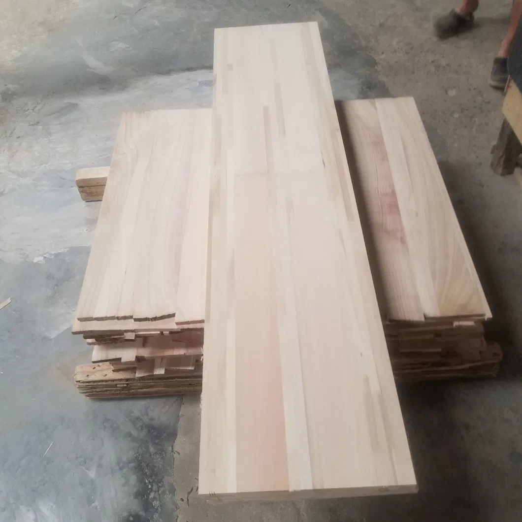 20 mm Width of Strips Laminated Paulownia Wood Timber Core for Surfboard