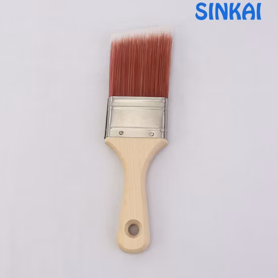 Cabo curto de madeira para pincel de parede