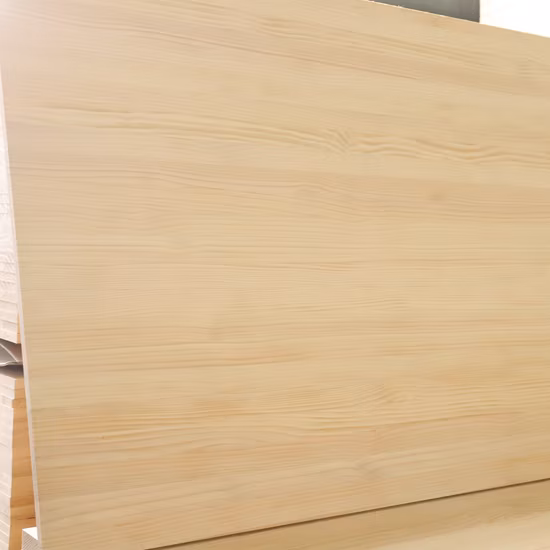 Painel de junta de dedo de fábrica Placa colada com borda de pinho para artesanato de móveis