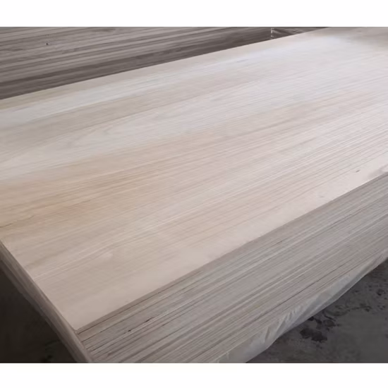 Placa colada com borda Paulownia de alta qualidade e bom preço Painel de junta de dedo pranchas de madeira maciça para venda